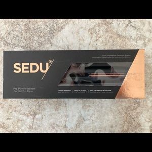 Brand New in Box Sedu Pro Styler Flat Iron 1” inch Tourmaline Ceramic Plates